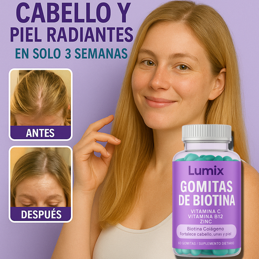 Cabello Fuerte, Piel Radiante - Biotina & Colágeno