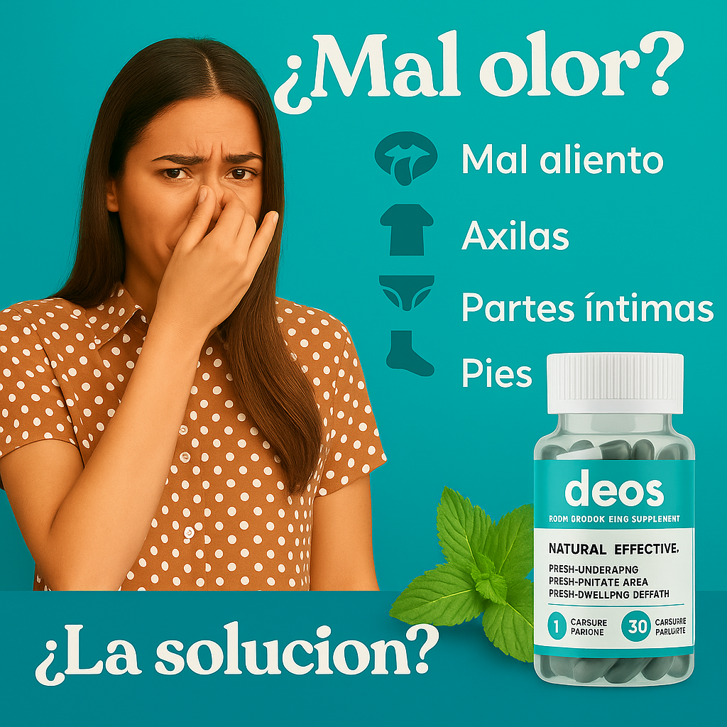 DEOS- Despídete del mal olor corporal en solo 3 días