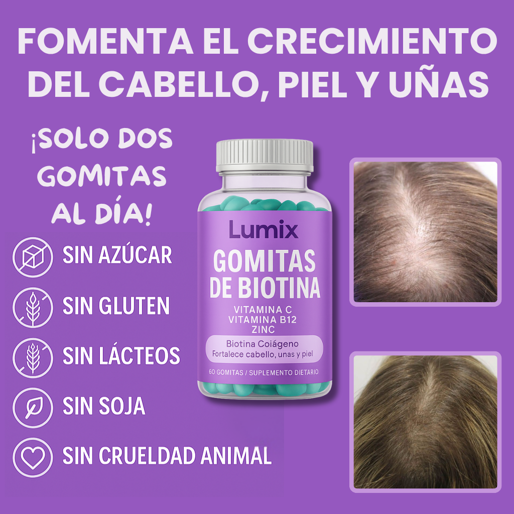 Cabello Fuerte, Piel Radiante - Biotina & Colágeno